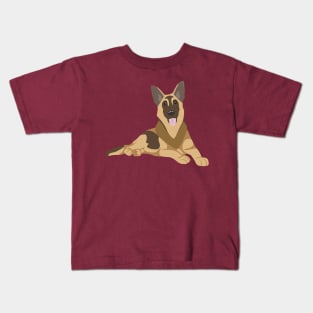 German Sheperd Kids T-Shirt